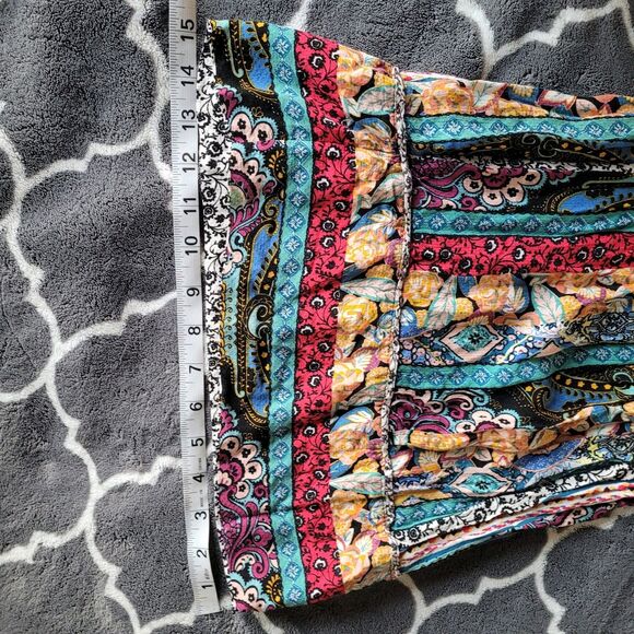 Anthropologie Wide Leg Crop Jumpsuit Sz Xsmall Calais Resort Boho Beach Vacation - Picture 11 of 13